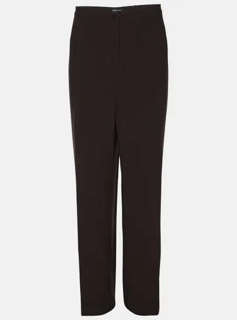 Elena Miro Brown Crepe Pants XXL