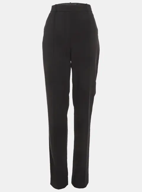 Elisabetta Franchi Black Crepe Trousers L