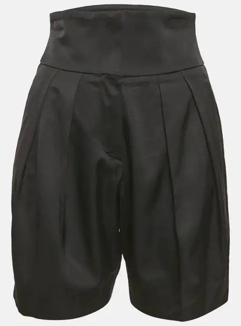 Emporio Armani Silk Pleat Detail Short S