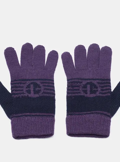 Emporio Armani Gloves Purple Wool