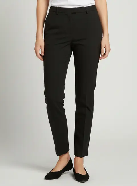 Escada Black Wool Blend Taxinar Tailored Trousers S
