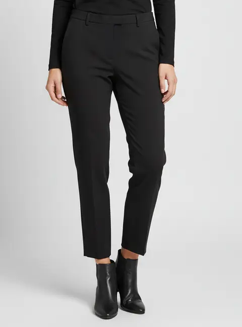 Escada Black Wool Blend Taxinar Tailored Trousers M