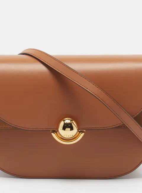 Furla Sfera S Brown Leather Crossbody Bag