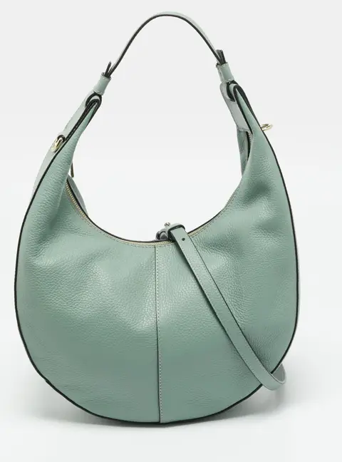 Furla Miastella Green Leather Hobo