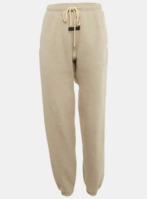 Essentials Fear of God Beige Cotton Sweatpants XS