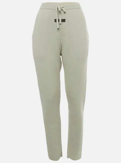 Essentials Fear of God Green Milano Knit Sweatpants S