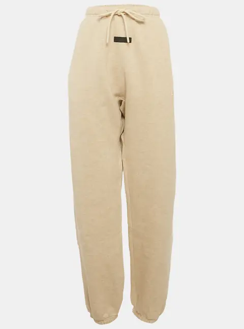Essentials Fear of God Beige Cotton Sweatpants L