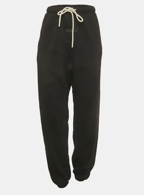Essentials Fear of God Black Cotton Sweatpants L