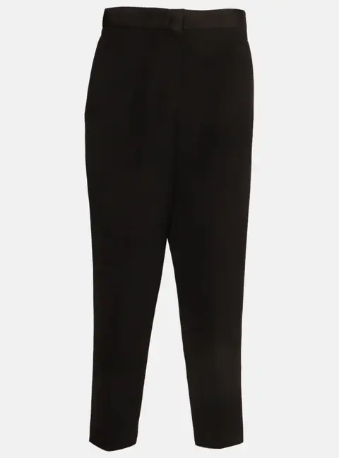 Fendi Black Wool Formal Trousers S
