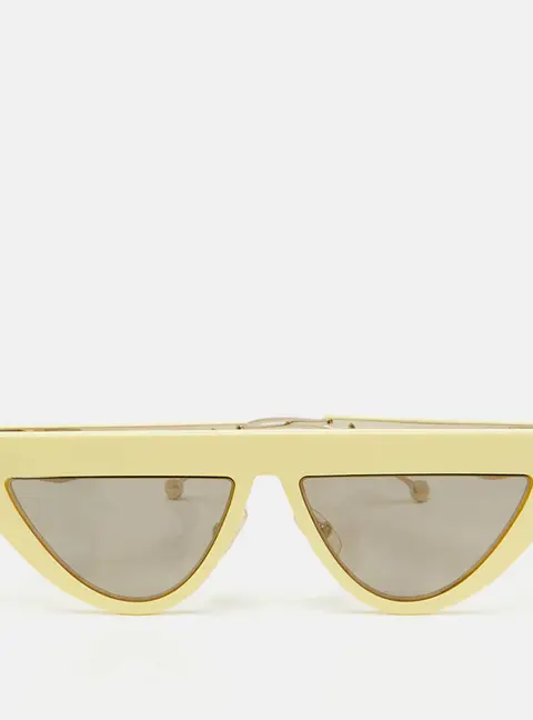 Fendi Yellow Black FF 0371/S Defender Sunglasses
