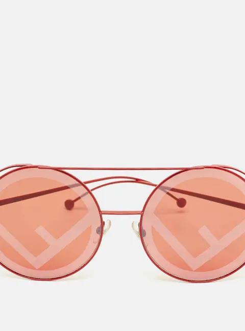 Fendi Red FF 0285/S Round Sunglasses