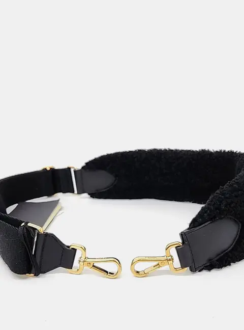 Fendi Black Fur Shearling Strap (8AV182) GHW