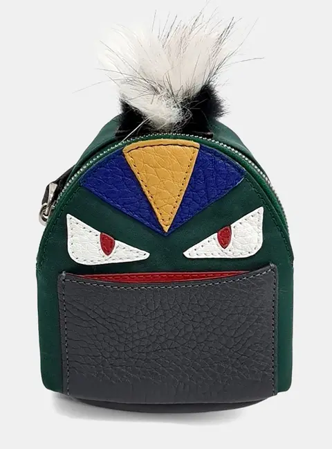 Fendi Monster Backpack Keychain and Bag Charm (7AR432)