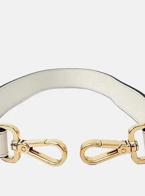 Fendi Leather White Strap