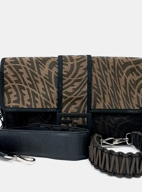 Fendi X Sarah Coleman Baguette Messenger Bag