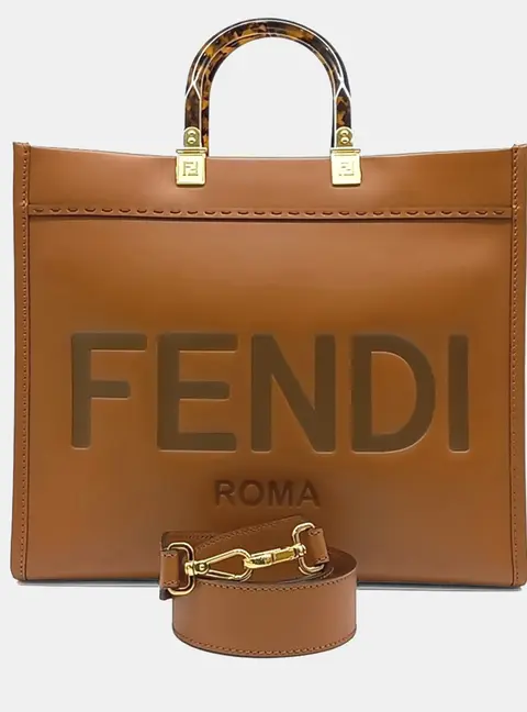 Fendi Sunshine Tote and Shoulder Bag (8BH386)