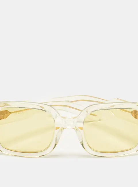 Tishkoff Yellow Tishkoff Square Sunglasses