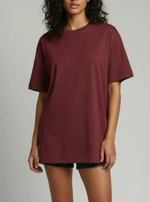 Gucci Burgundy Cotton Jersey Crewneck T-Shirt M