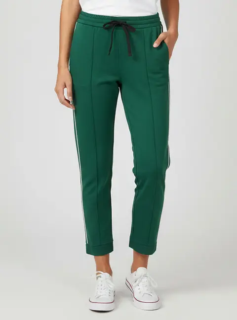 Gucci Green Web Striped Technical Jersey Joggers XXS