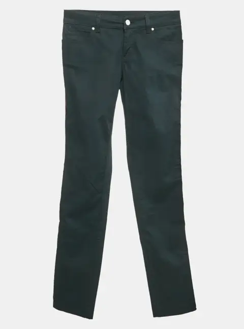 Gucci Black Pocket Detail Cotton Skinny Trousers XS