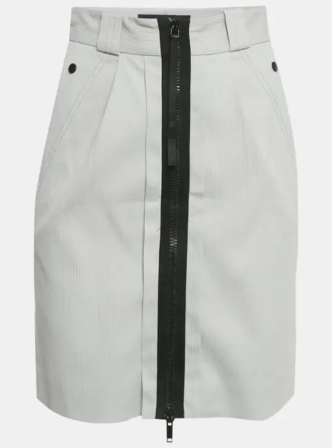 Gucci Light Grey Corduroy Mini Skirt S