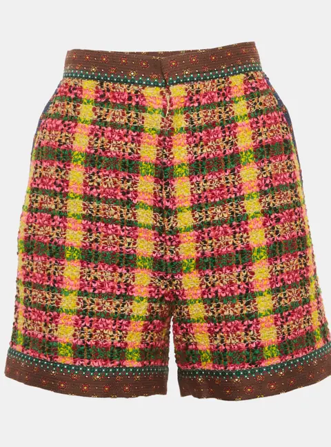 Gucci Multicolor Tweed Shorts S
