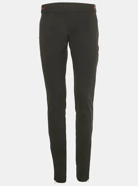 Gucci Black Web Trim Waist Jersey Leggings M
