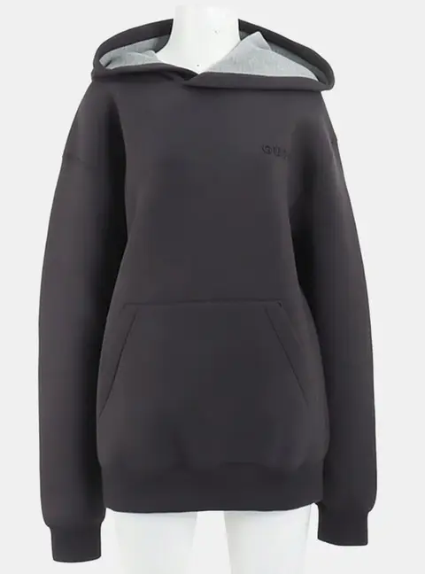 Gucci Neoprene Black Long Sleeve Hoodie