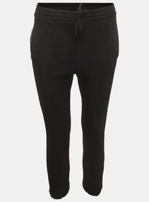 Gucci Black Side Strip Jersey Drawstring Track Pants XXS