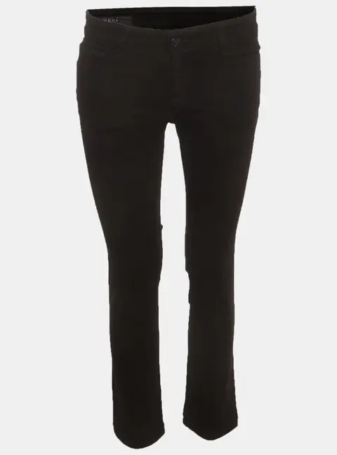 Gucci Black Denim Straight Fit Jeans S / Waist 30"