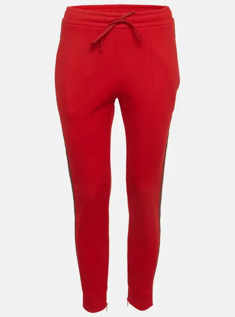 Gucci Red Jersey Track Pants S