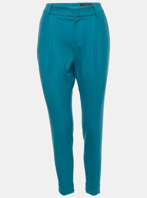 Gucci Blue Gabardine Slim Fit Trousers S