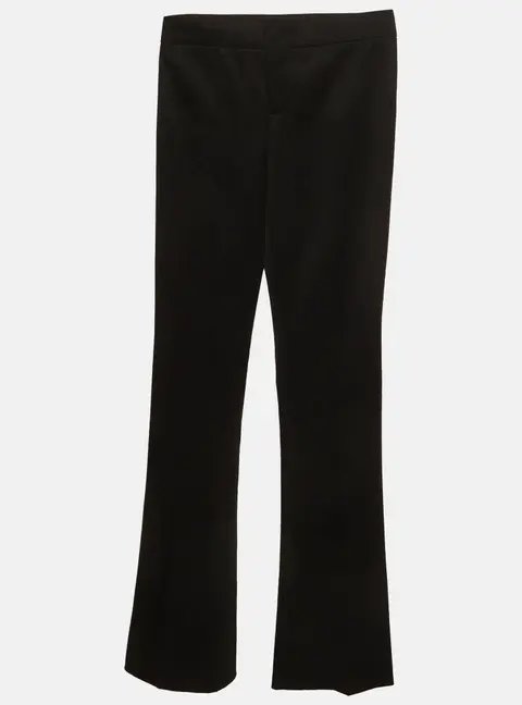 Gucci Black Gabardine Flared Trousers S