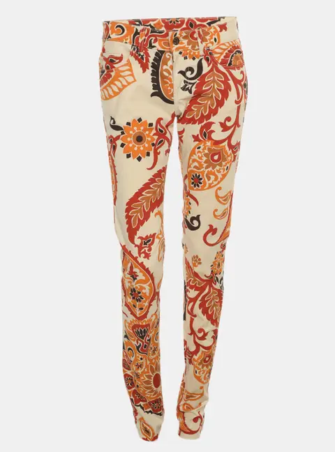 Gucci Multicolor Printed Stretch Cotton New Leggings S