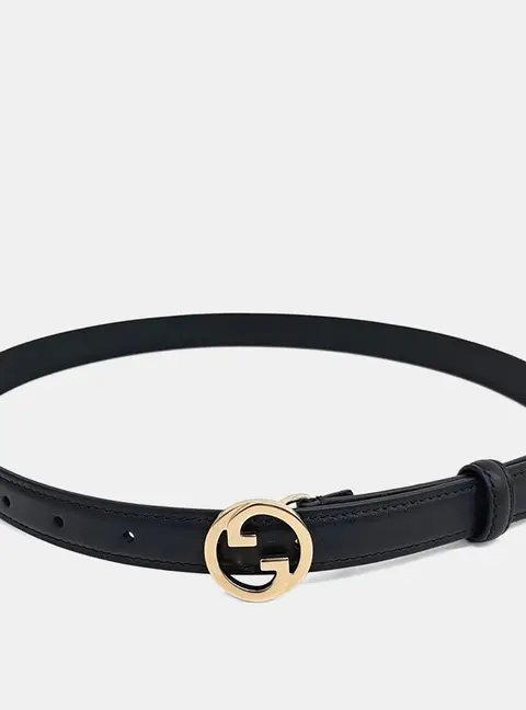 Gucci Leather Blondie Thin Belt