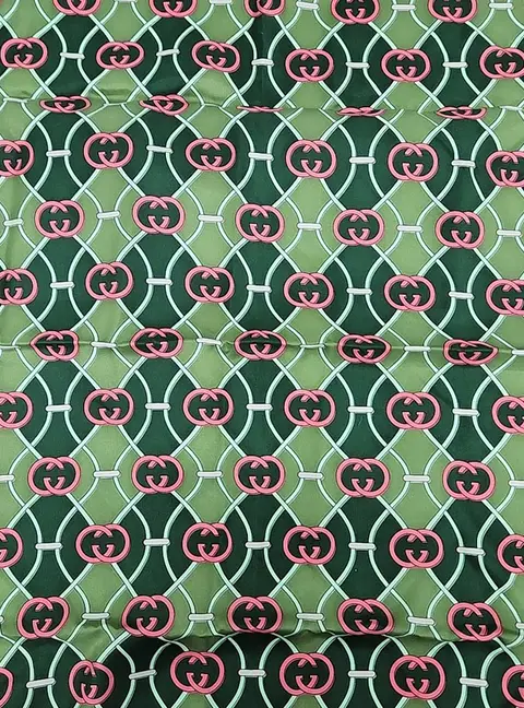 Gucci Green  silk scarf