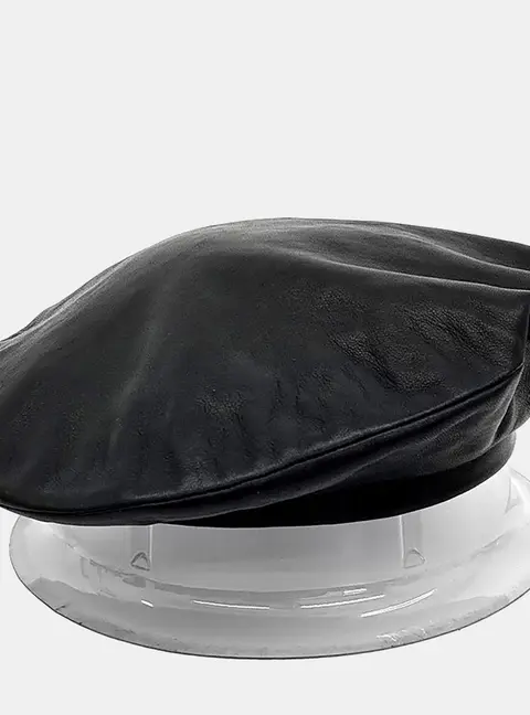 Gucci Leather Black beret