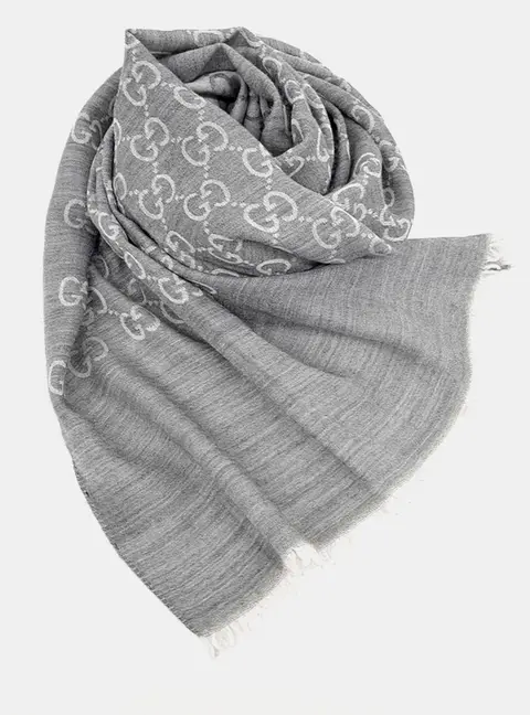 Gucci Grey Wool  muffler