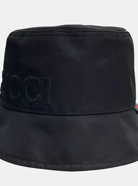Gucci Black bucket hat