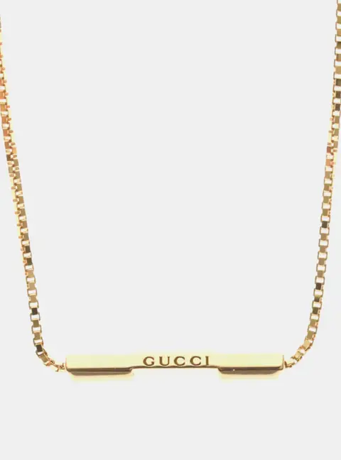 Gucci Link To Love Necklace 18K Pink Gold Pendant Necklace