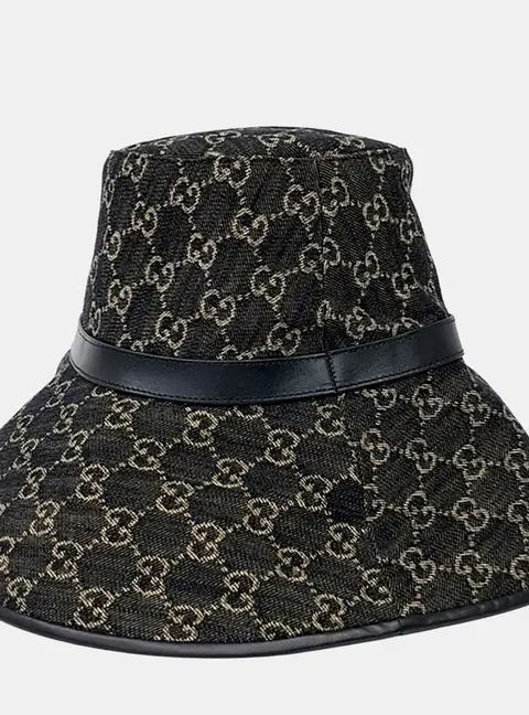 Gucci denim wide bucket hat