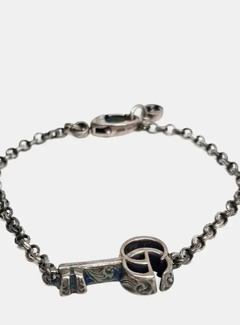 Gucci Silver Key Bracelet