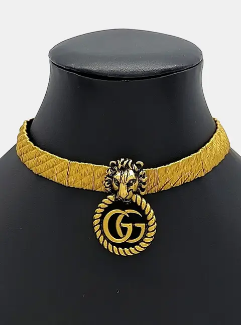 Gucci Metal choker necklace