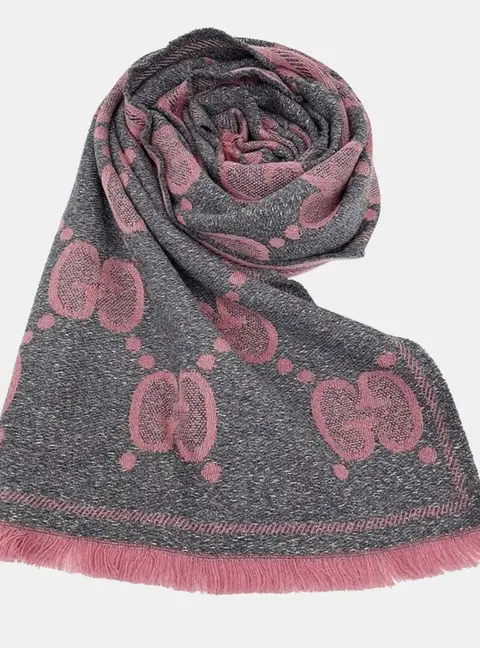 Gucci GG  Wool Jacquard Scarf