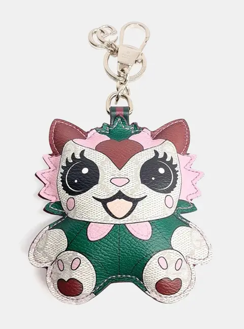 Gucci PVC  keyring and bag charm