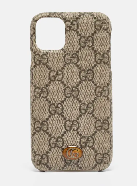 Gucci Beige GG Supreme Canvas Ophidia iPhone 11 Pro Max Case