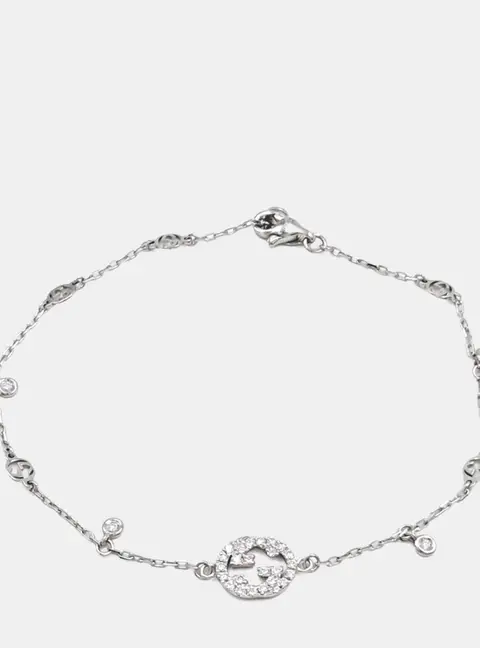 Gucci Diamond Interlocking Bracelet