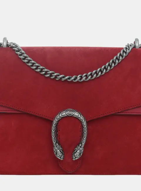Gucci Suede Dionysus Chain Shoulder Bag