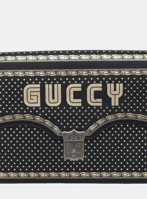Gucci Guccy Sega Portfolio Clutch
