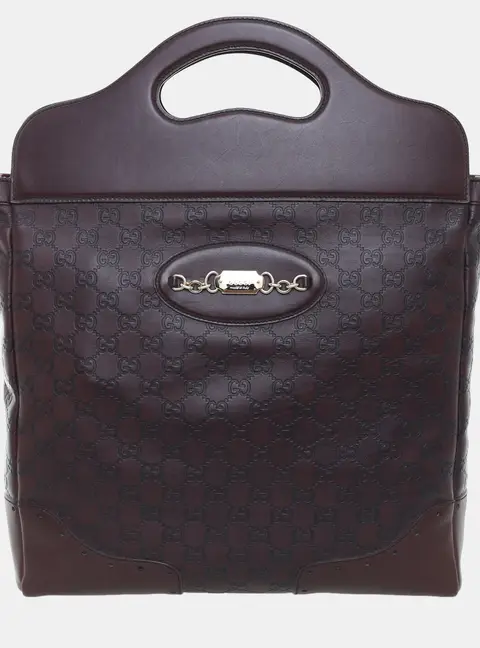 Gucci Guccissima Punch Top Handle Large Bag